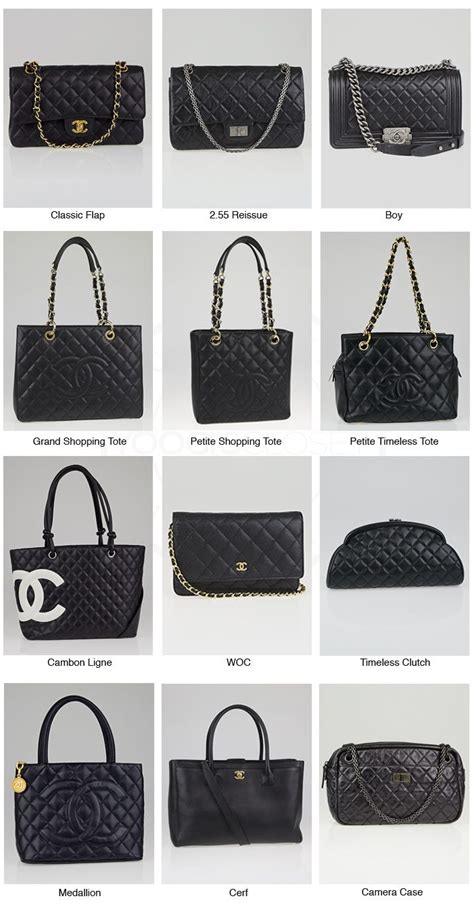 chanel bag interior|list of chanel handbag styles.